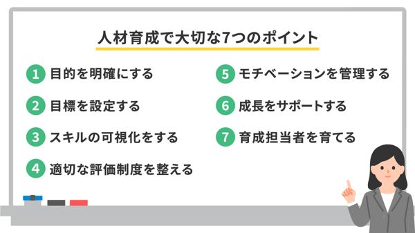 人材育成で大切な7つのポイント