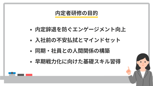 内定者研修の目的
