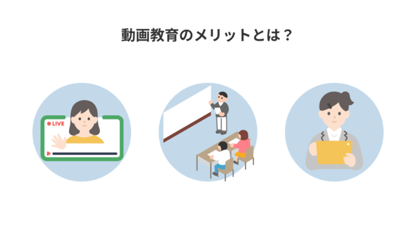 動画教育のメリットとは？種類や研修活用事例について解説