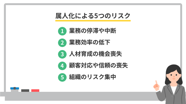 属人化による5つのリスク
