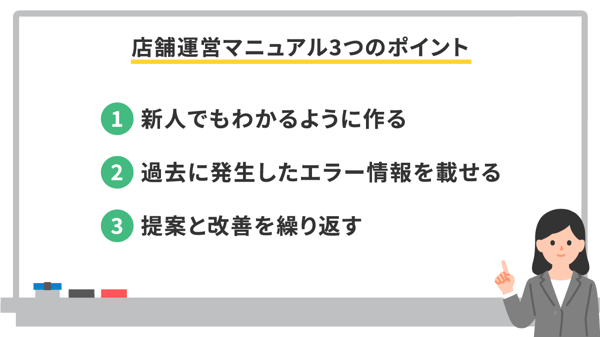 効果的な店舗運営マニュアルを作るポイント