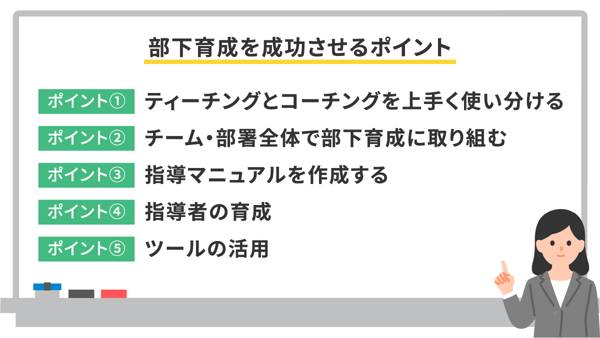 部下育成を成功させるポイント