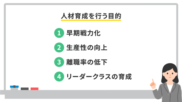 人材育成とは？課題と解決策、目標設定の考え方などについて具体