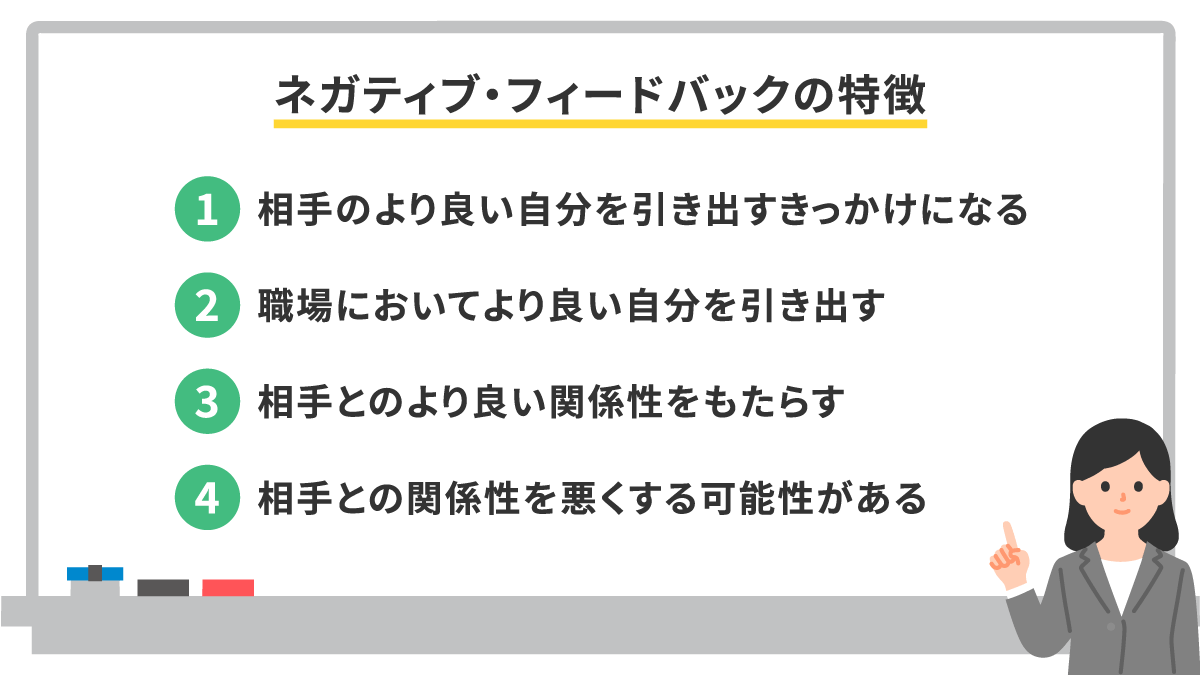 ネガティブ・フィードバックとは？ポジティブフィードバックとの違いや